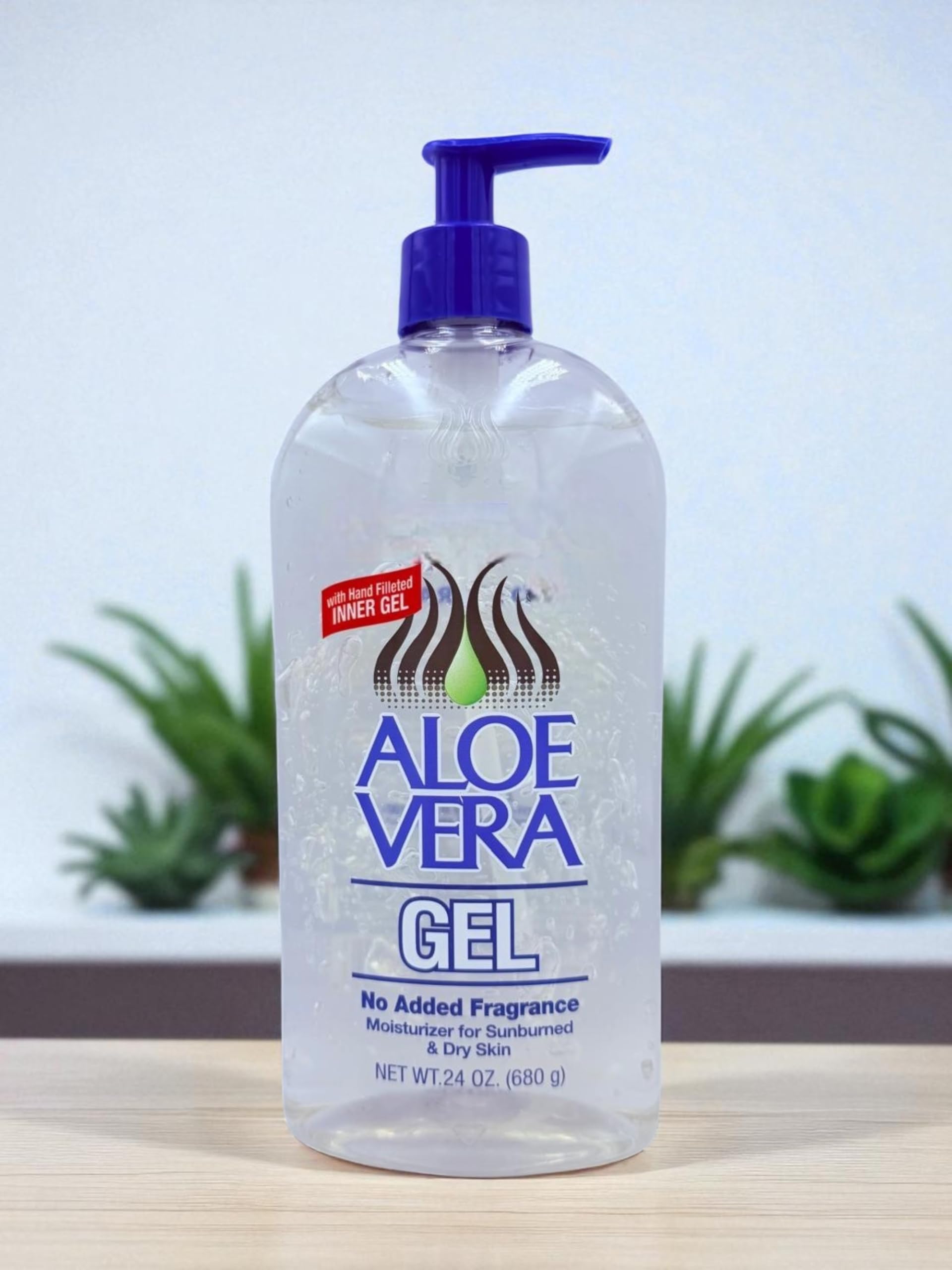 Authentic USA imported aloe vera gel for sunburn relief