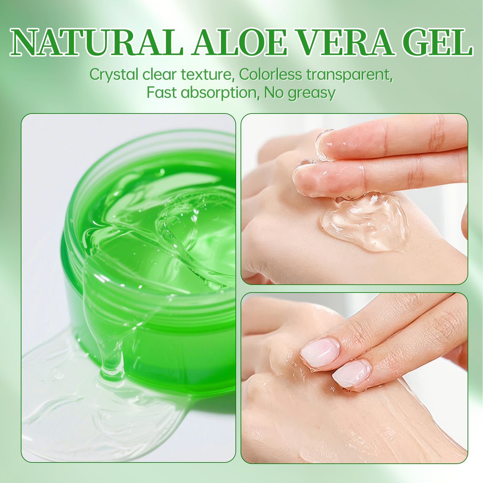 Asybo organic aloe vera moisturizer for face and body