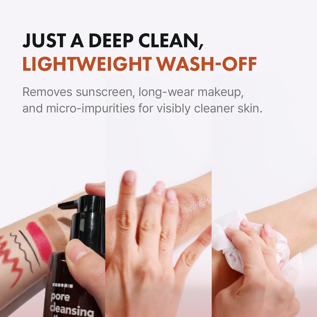 Hanskin BHA Pore Cleansing Oil lifestyle product shot
