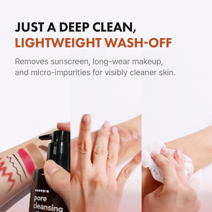 Hanskin BHA Pore Cleansing Oil lifestyle product shot