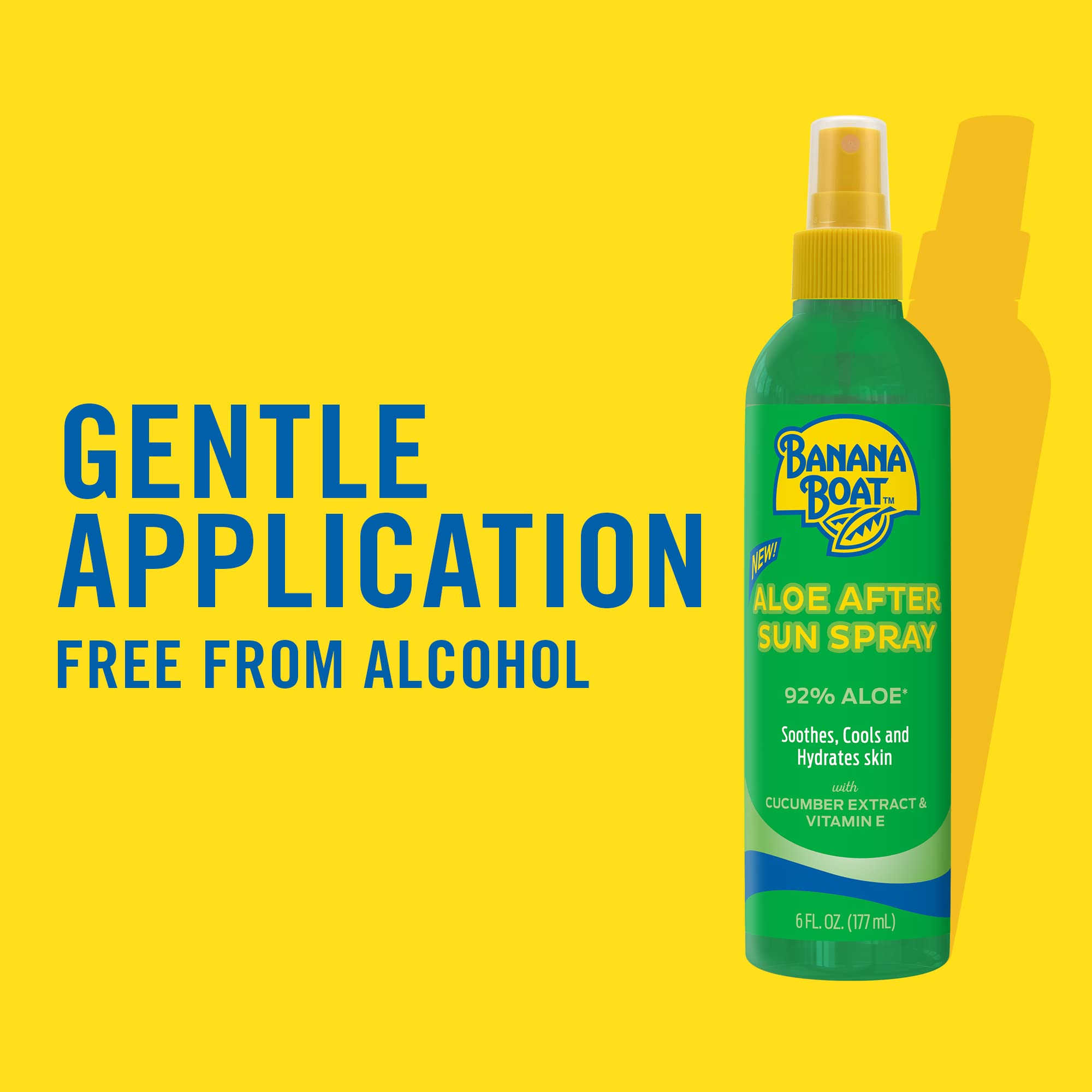 Banana Boat Aloe After Sun Spray bottle side profile