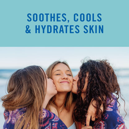 Texture demonstration of Banana Boat aloe after sun mist