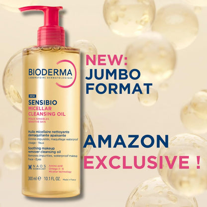 Bioderma Sensibio Cleansing Oil texture demonstration