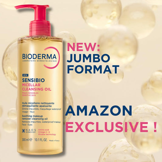 Bioderma Sensibio Cleansing Oil texture demonstration