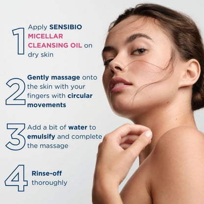 Bioderma Sensibio Micellar Cleansing Oil bottle size reference