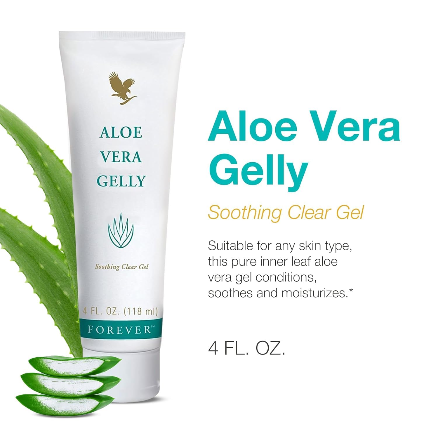 Forever Living Aloe Vera Gelly soothing skincare tube