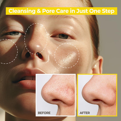 Application of AVCA cleansing oil on face