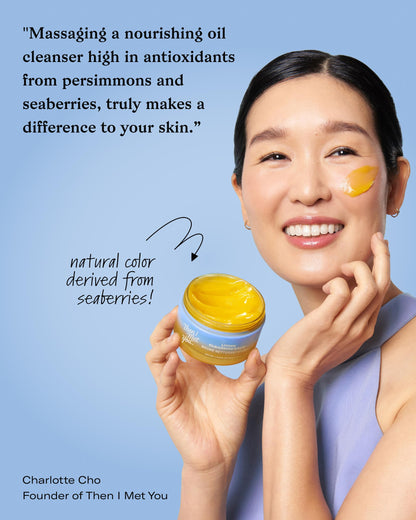 Then I Met You Living Cleansing Balm melting on skin