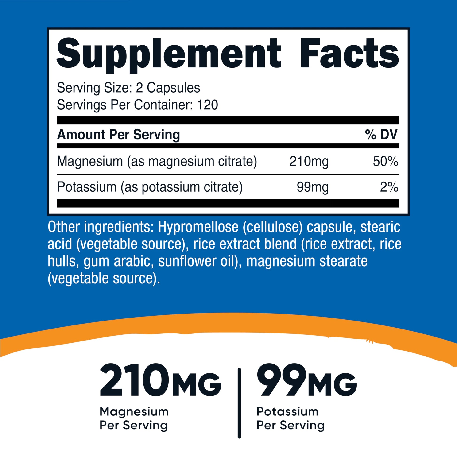 Nutricost electrolyte supplement nutritional facts and serving size panel