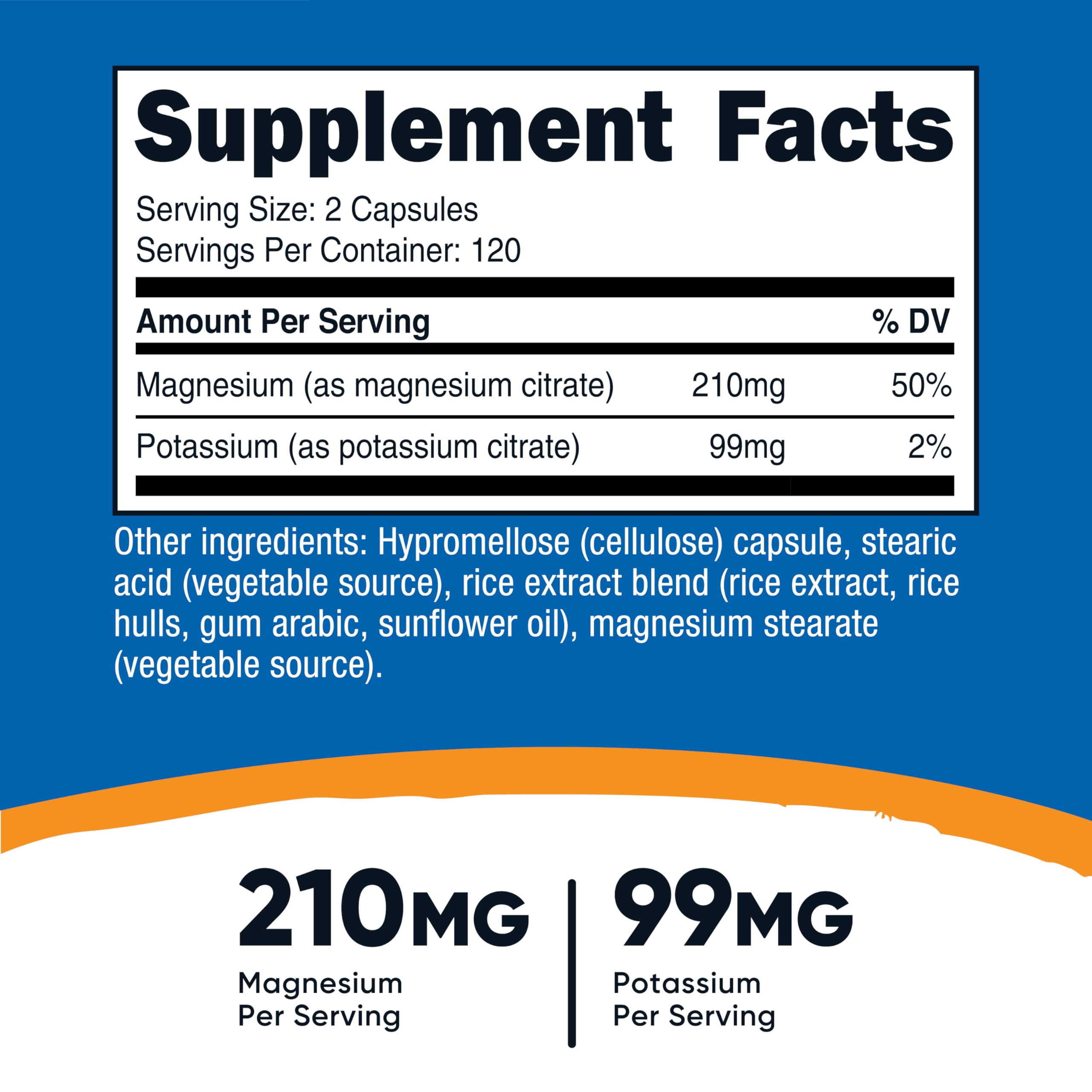Nutricost electrolyte supplement nutritional facts and serving size panel