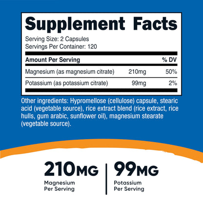 Nutricost electrolyte supplement nutritional facts and serving size panel