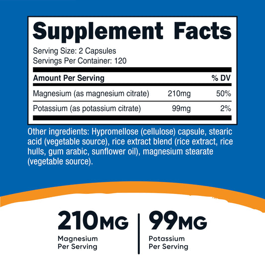 Nutricost electrolyte supplement nutritional facts and serving size panel