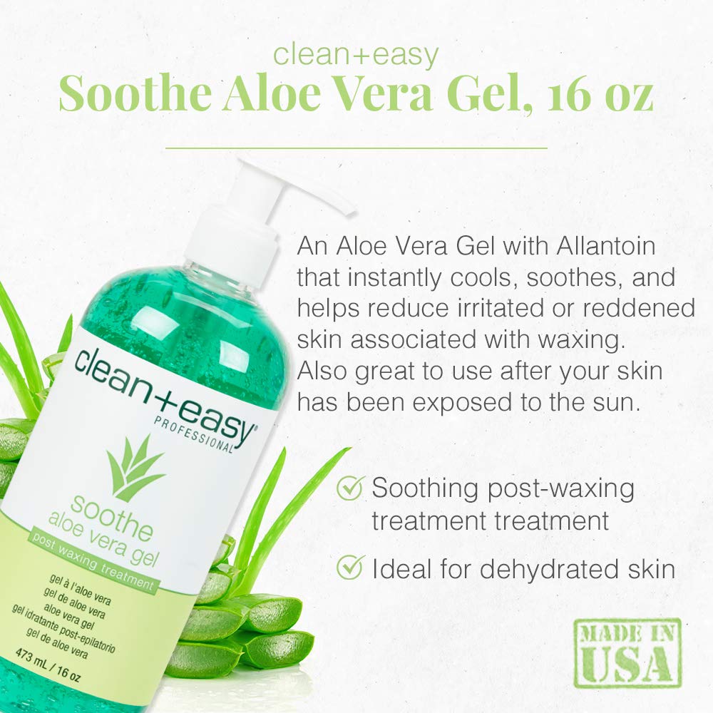 Clean And Easy Aloe Vera Gel 16 fluid ounce bottle