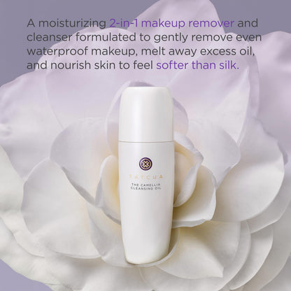 Tatcha face wash 2-in-1 makeup remover pump bottle