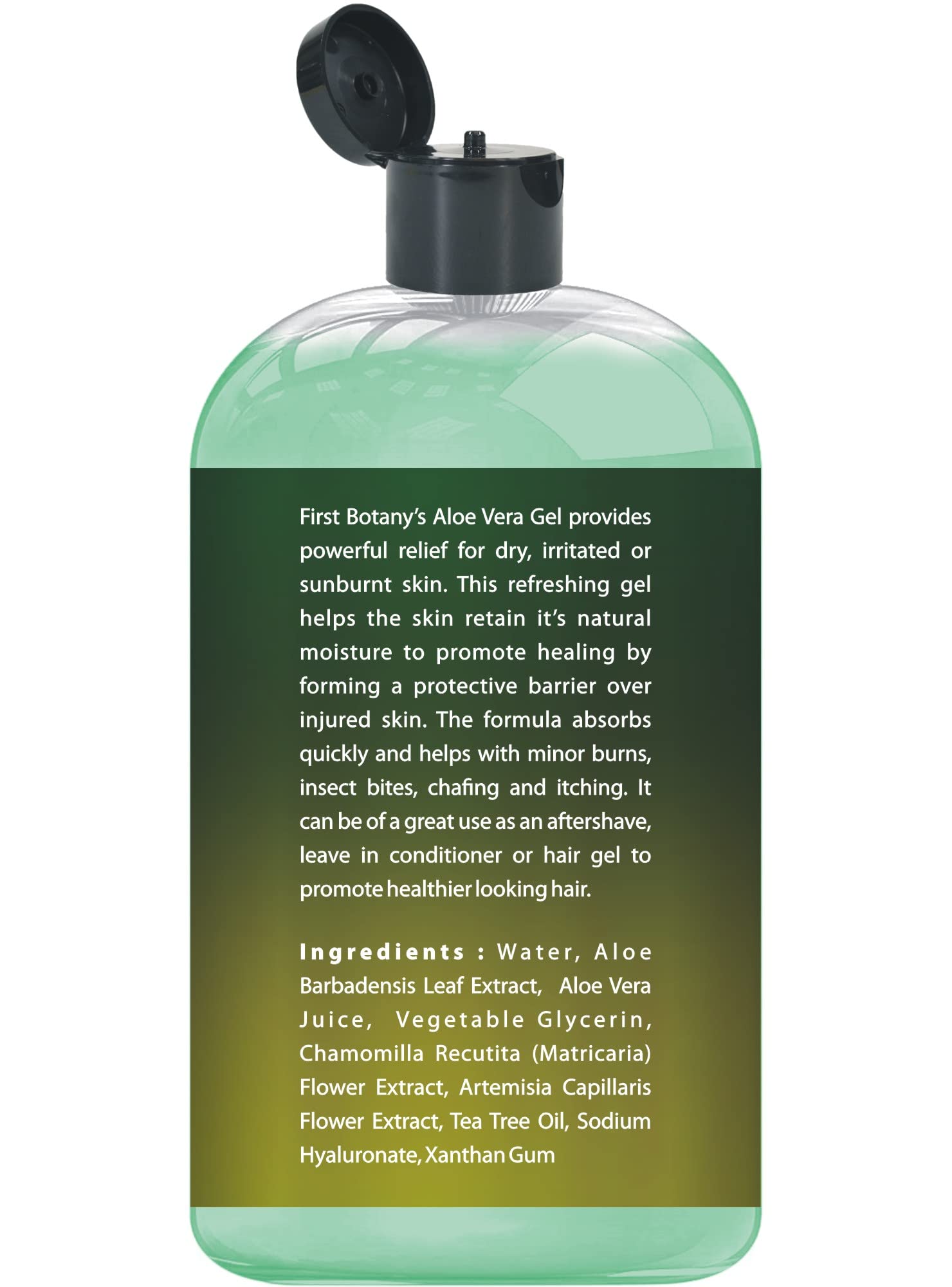 First Botany skincare moisturizer 500 milliliters bottle size reference