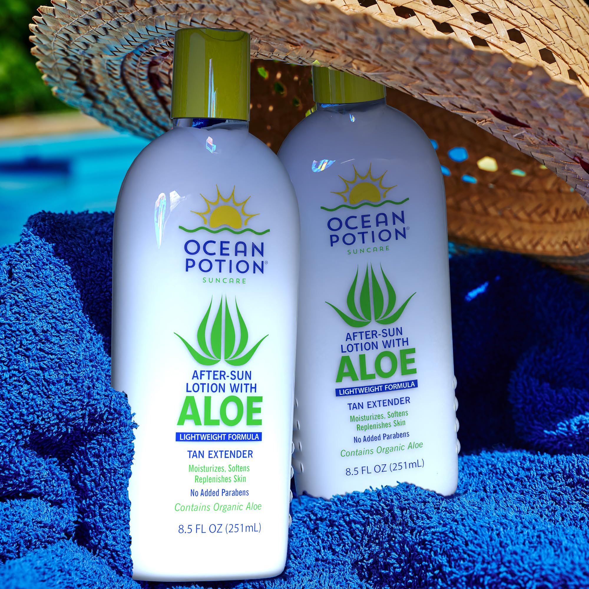 Ocean Potion Moisturizing After Sun Lotion texture demonstration