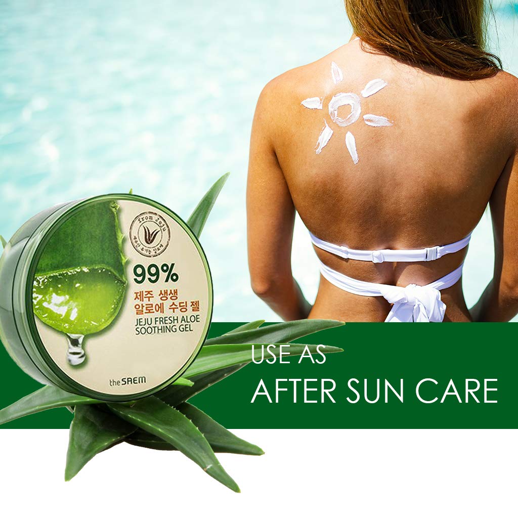 The Saem aloe vera soothing gel for face and body