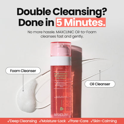Maxclinic face wash bottle showing 3.88 fluid ounces size