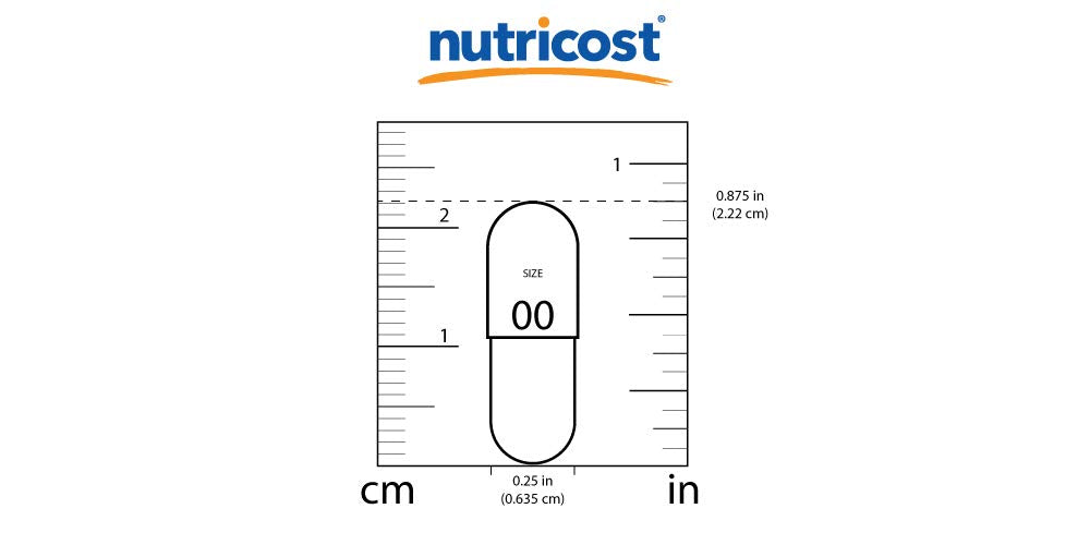 Nutricost Goldenseal Root capsules showing single serving size specifications