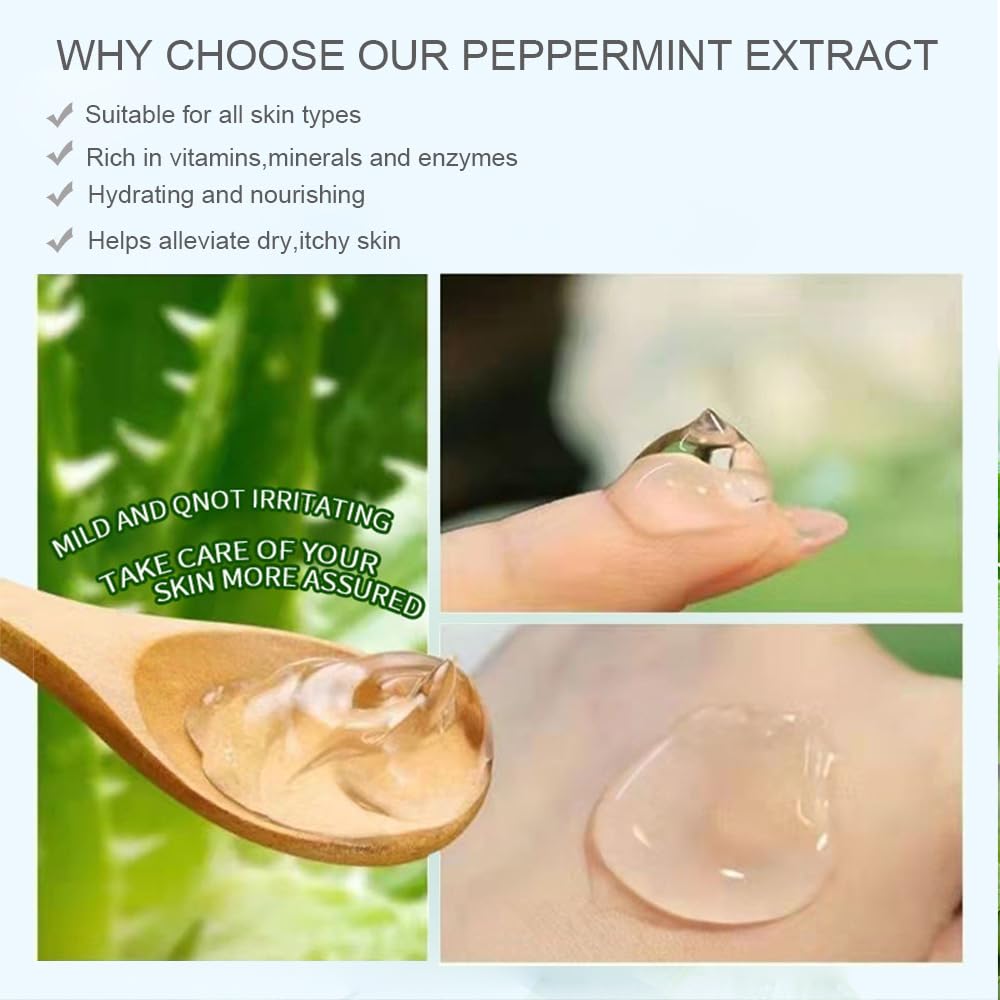 Kyaaln Aloe Vera Gel showing ingredient label and cooling benefits