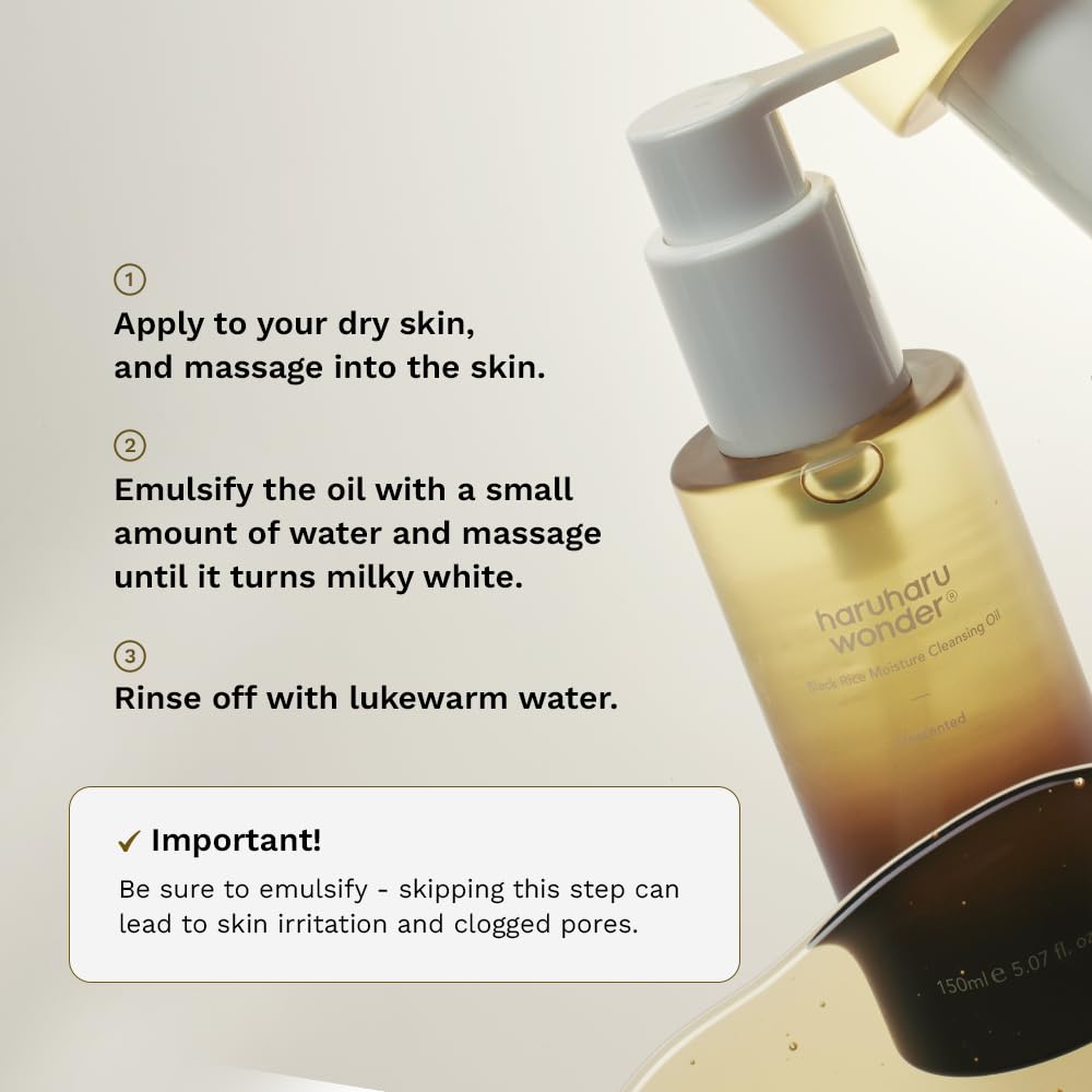 Haruharu Wonder cleansing oil boxed packaging layout