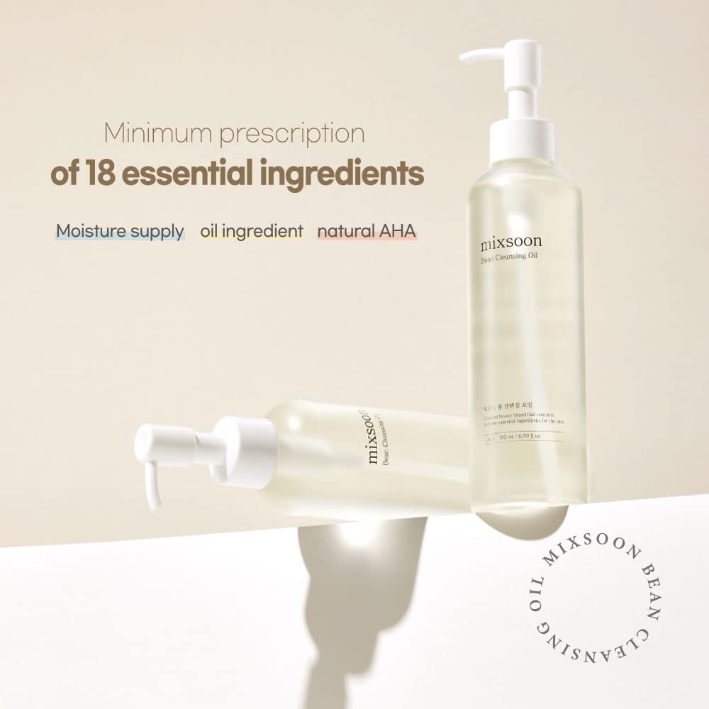 Mixsoon Bean Cleansing Oil skincare product display