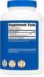 Nutricost Echinacea 800mg non-GMO gluten-free seal