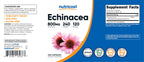 Top view of Nutricost Echinacea 240 count supplement bottle