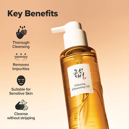 Ginseng cleansing oil for waterproof makeup removal