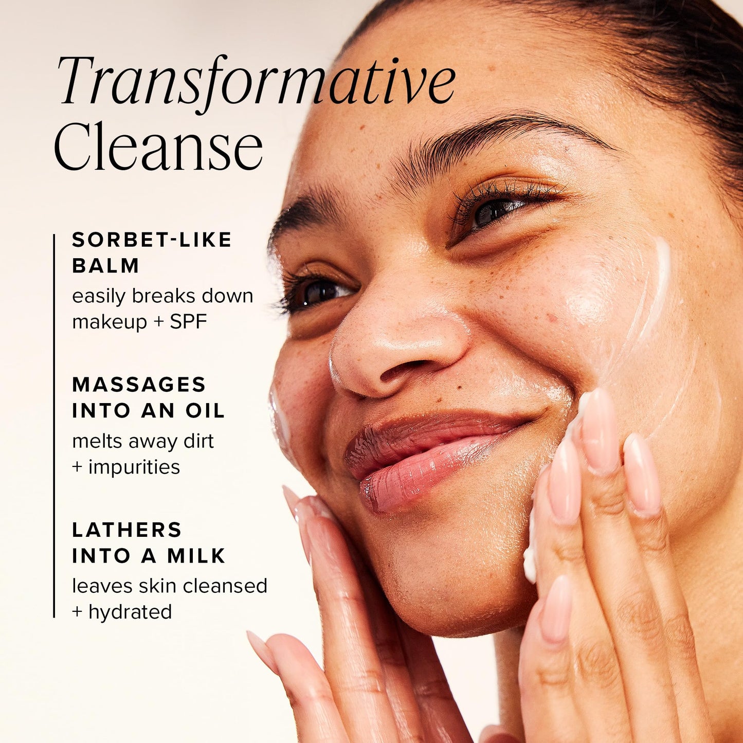 Farmacy skincare cleansing balm ingredients label