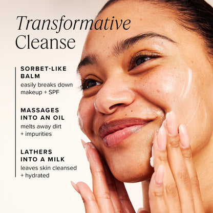 Farmacy skincare cleansing balm ingredients label