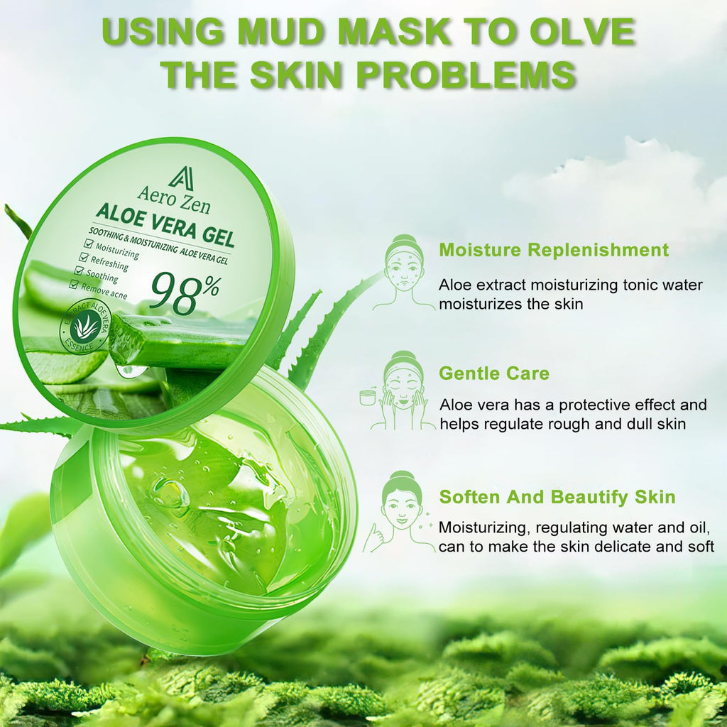 Aero Zen soothing moisturizer jar back panel instructions