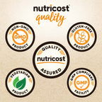 Side view of Nutricost organic cinnamon 150 count bottle