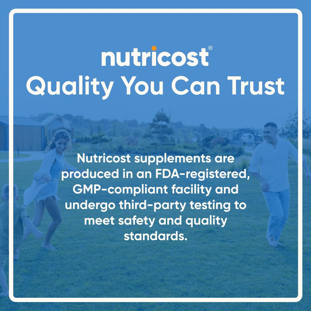 Nutricost Berberine Hcl 1200mg branding on packaging