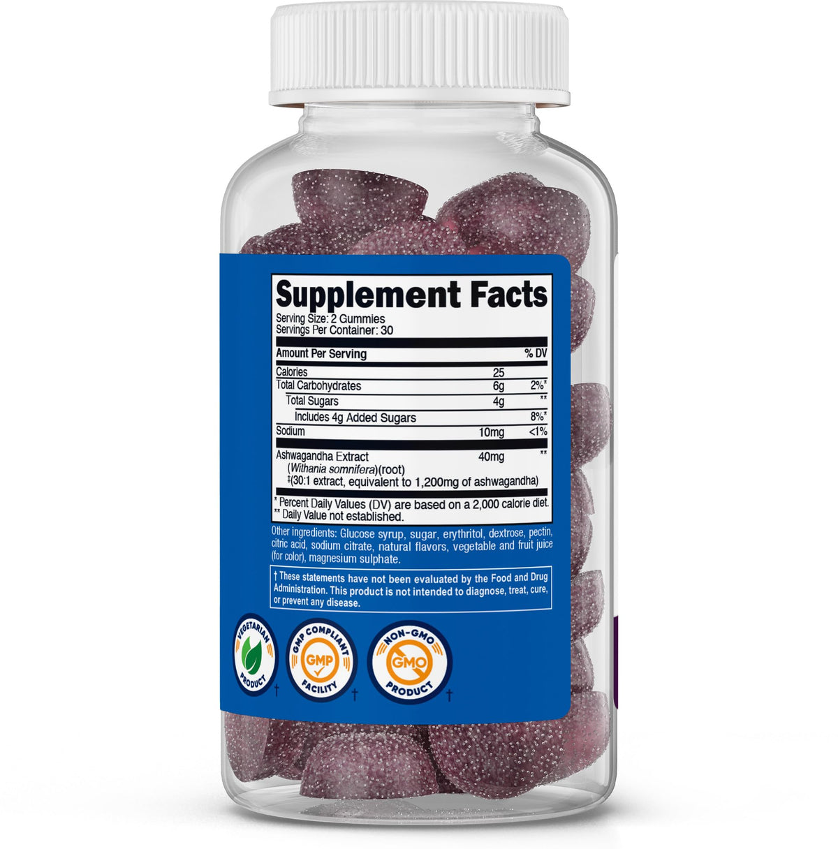 Nutricost authentic USA imported ashwagandha vegetarian gummies for mental clarity