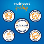 Nutricost Cayenne Pepper two hundred and forty capsule count bottle placed upright showcasing gluten free and non-gmo certifications.