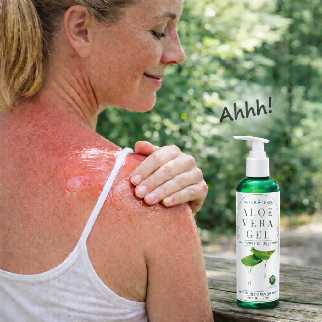 Authentic USA imported NaturSense aloe vera gel