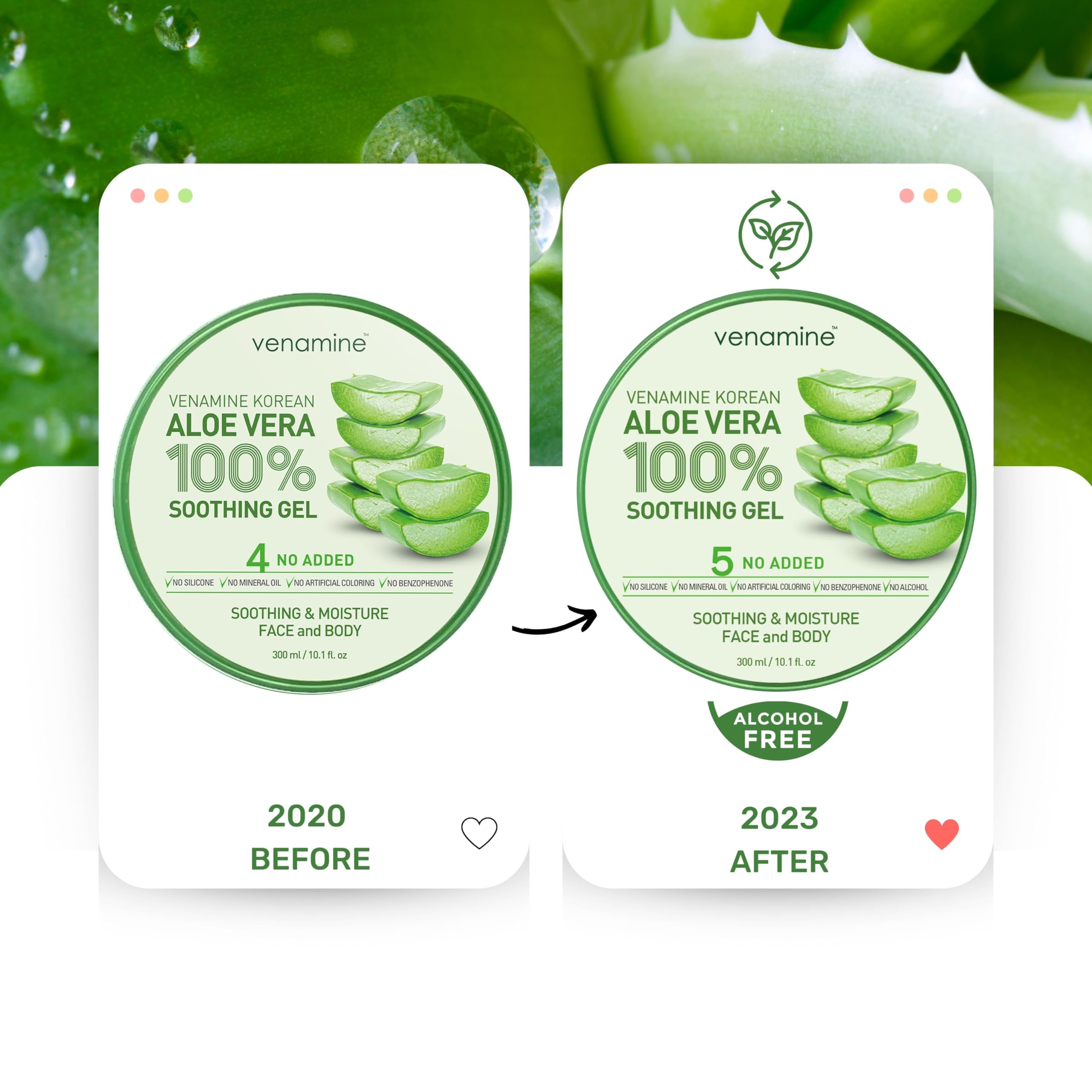 Applying Venamine soothing gel to hand for hydration