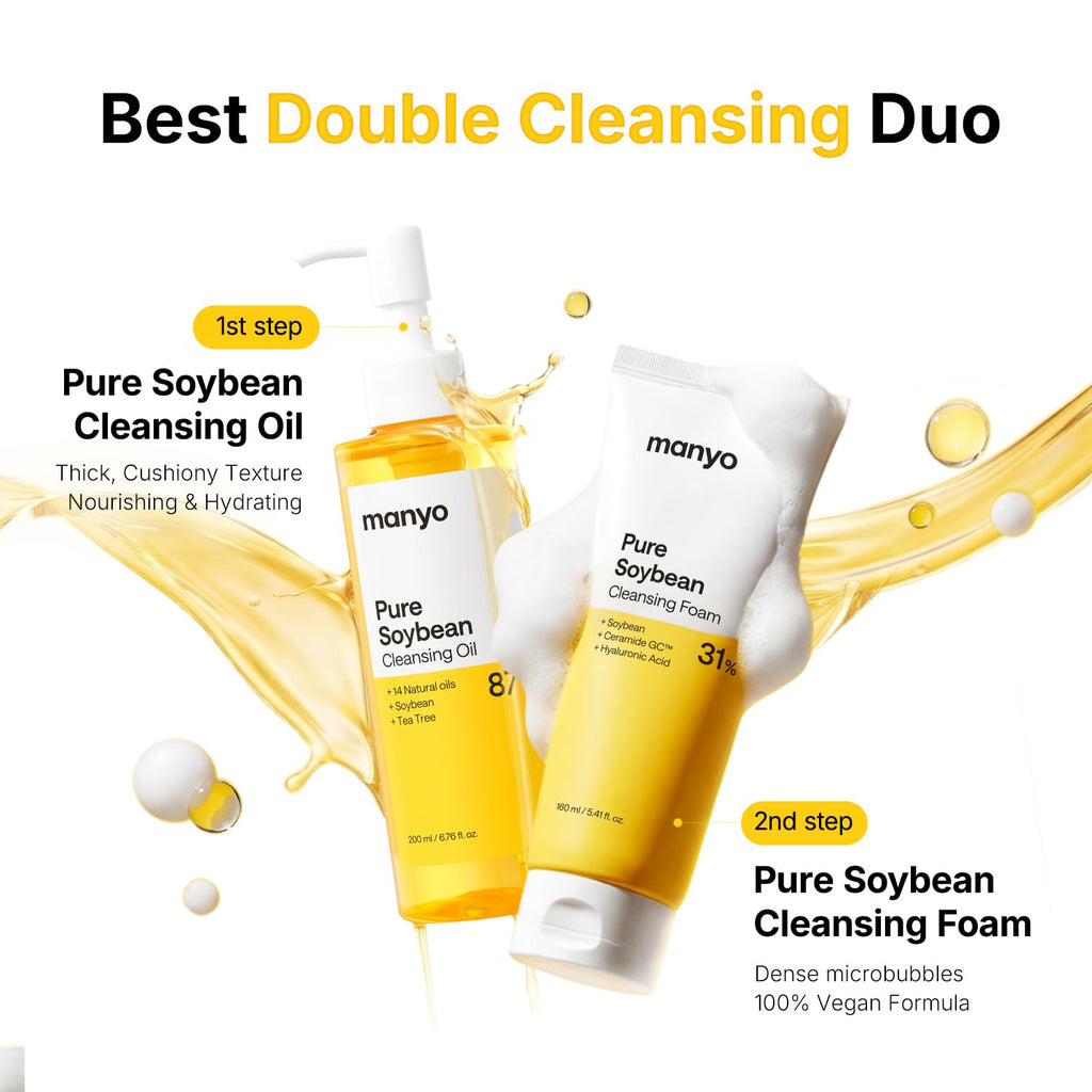 Ma:nyo Pure Cleansing Oil daily skincare routine display
