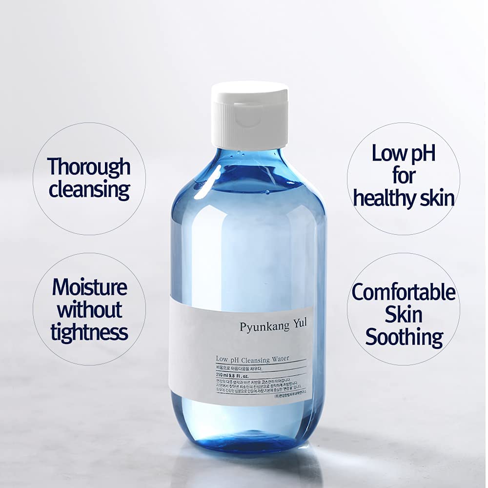 Pyunkang Yul Low pH Cleansing Water texture and liquid clarity