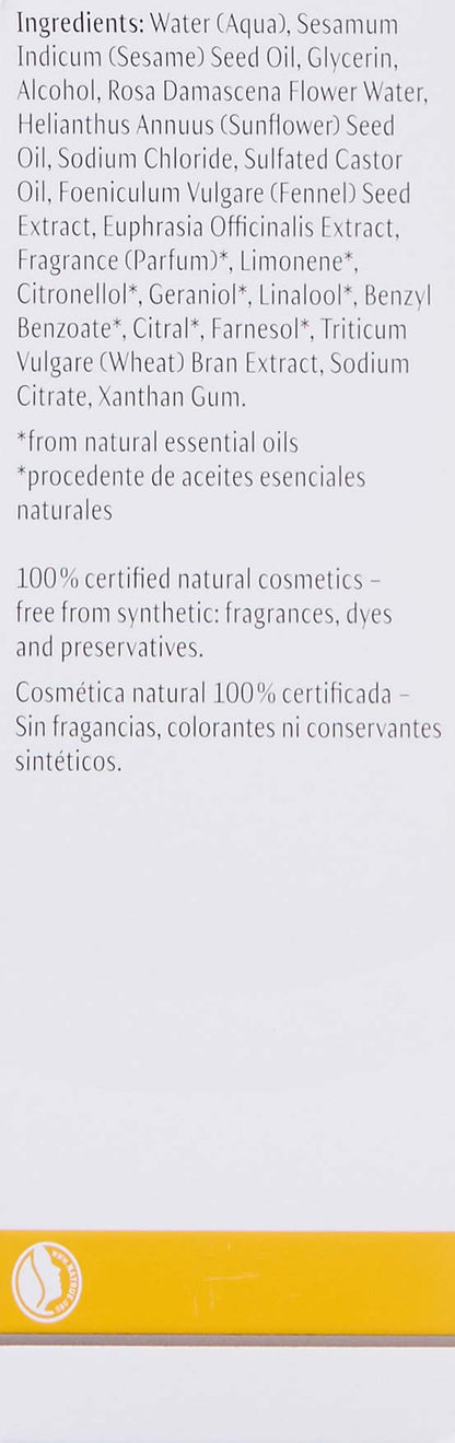 Premium gentle eye makeup remover fluid by Dr Hauschka for waterproof mascara