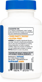 Nutricost Astaxanthin dietary supplement lifestyle and product display view