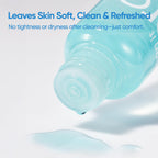 Banila Co cleansing liquid being poured for skincare routine