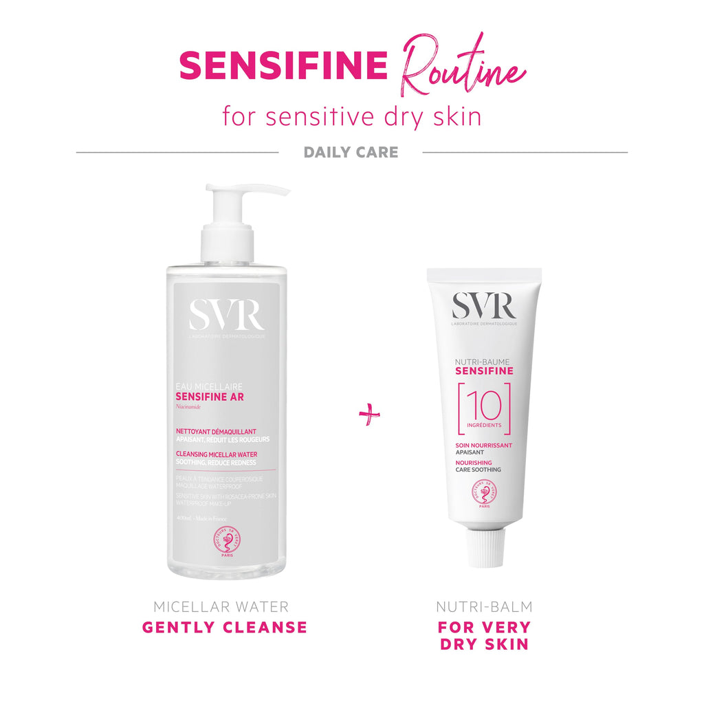 SVR Sensifine AR skincare bottle angle view showing size