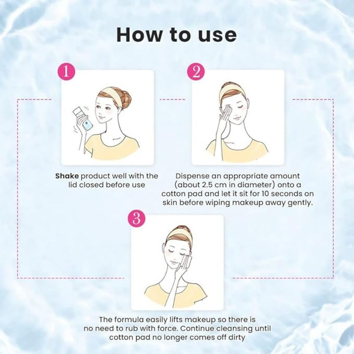 Hoshisu Micellar Eye Makeup Remover packaging angle view