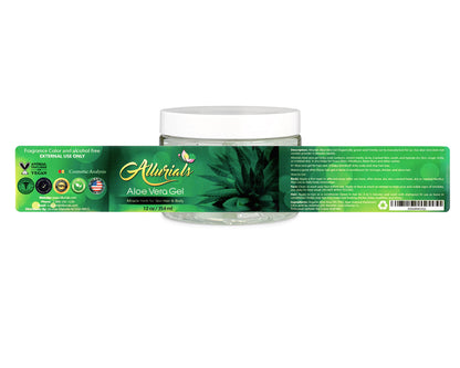 Benefits of Allurials organic aloe vera gel for face and body