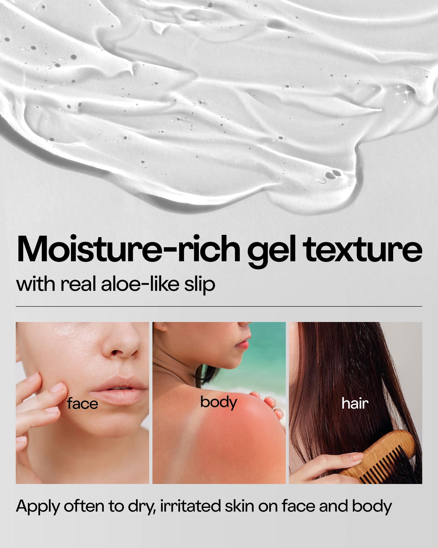 Holika Holika aloe gel for sunburn relief