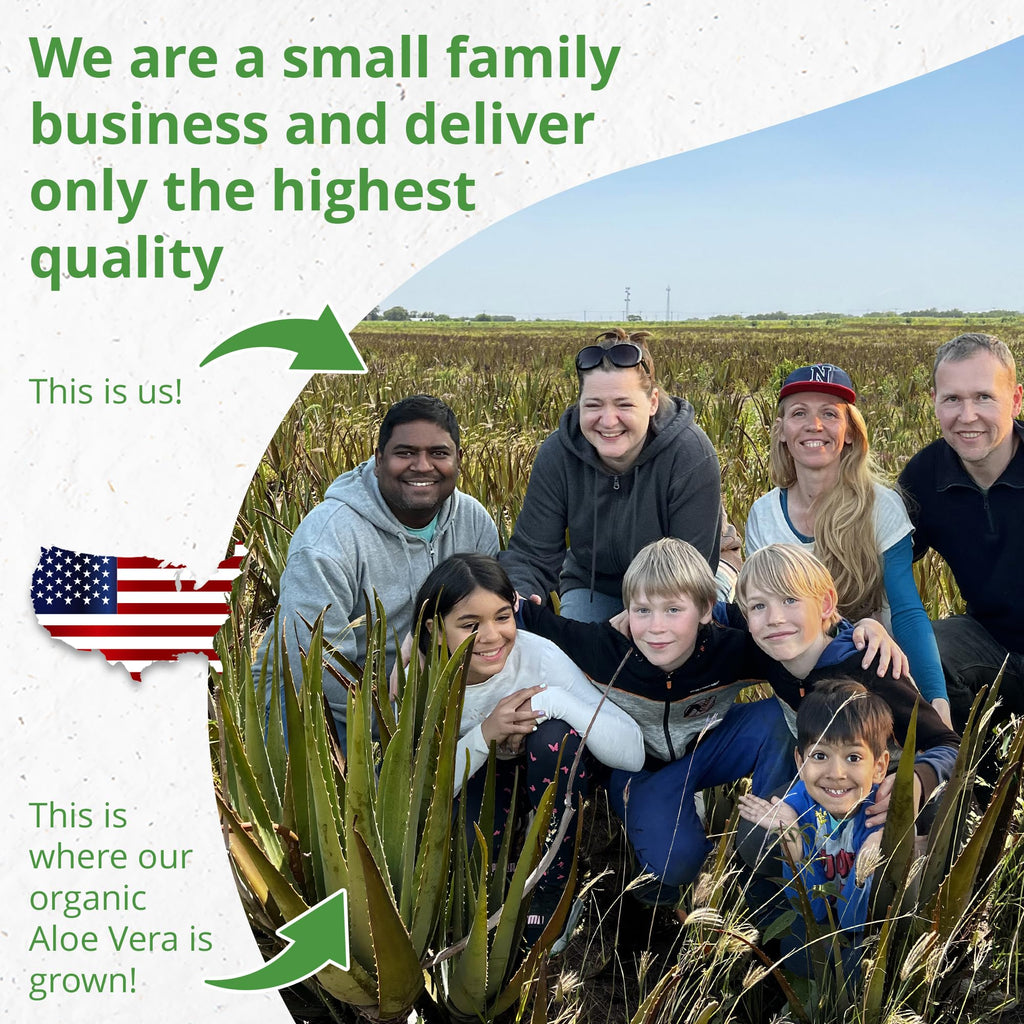 Seven Minerals organic aloe vera spray lifestyle use for hair care