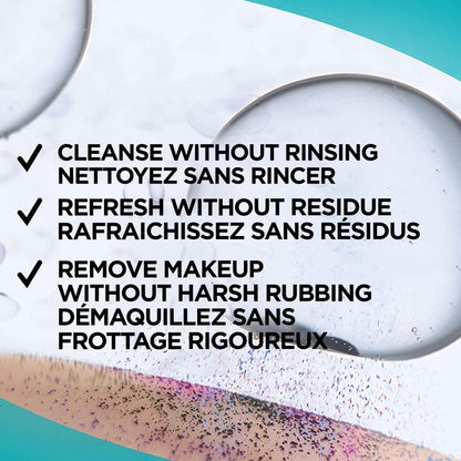 Garnier bi phase micellar water showing the oil and water layers