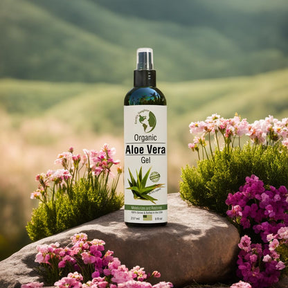 Earth's Daughter aloe vera gel packaging details